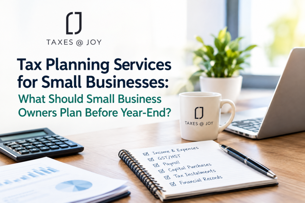 Tax Planning Services: What Should Small Business Owners Plan Before Year-End?